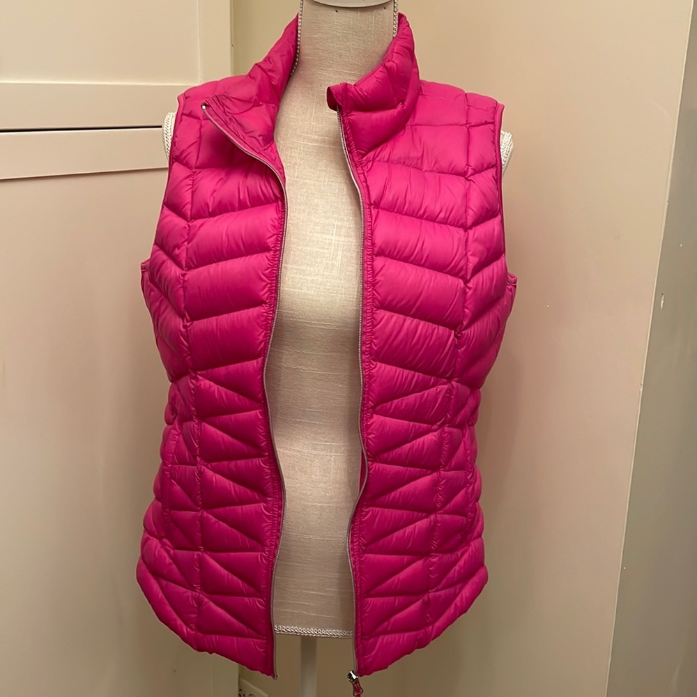 Hot pink vest